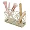 Home Details 3-Compartment Cosmetic Brush & Pencil Holder